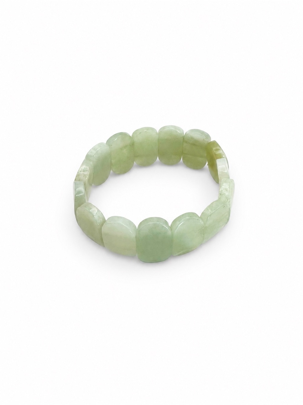 Green Jade Chunk Nugget Bracelet - Picture 3 of 3